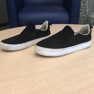 Black slip ons